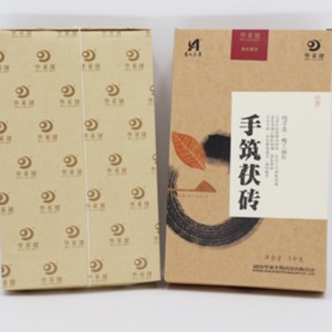 Hunan Anhua svart te sjukvård te tillverkning för hand